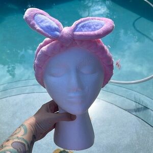CLAIRES Soft Pink Bunny Headband